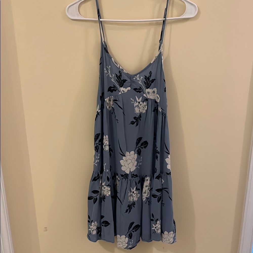 Urban Outfitters Floral Blue Dress